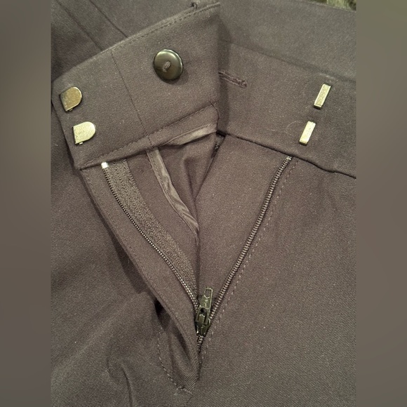 Loft Kate Pants/50% Cotton-44% Rayon/Mid-Rise/Black/Size 6/Office/ Dressy/EUC - Picture 7 of 13